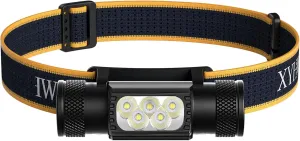 05A Headlamp Rechargeable,1100 Lumens Bright LED Head lamp,Waterproof Motion Sensor Head Lamp for Outdoor Camping Running Hiking Fishing (2-Pack)