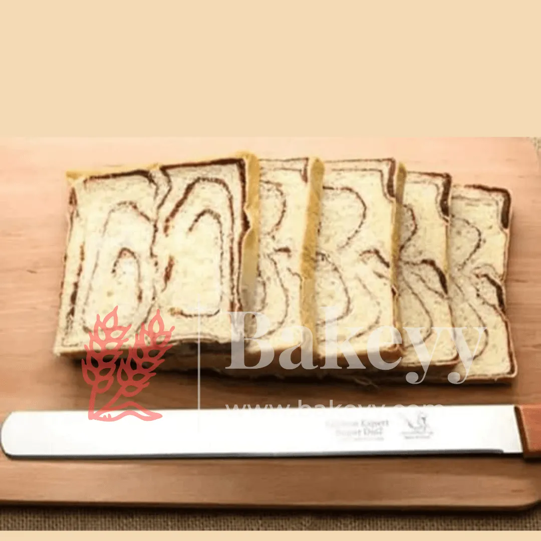 14 Inch Bread Knife Wooden Handle | Stainless Steel Blade with Strong Grip | Wooden Handle