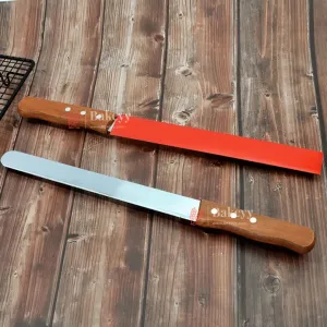 14 Inch Bread Knife Wooden Handle | Stainless Steel Blade with Strong Grip | Wooden Handle