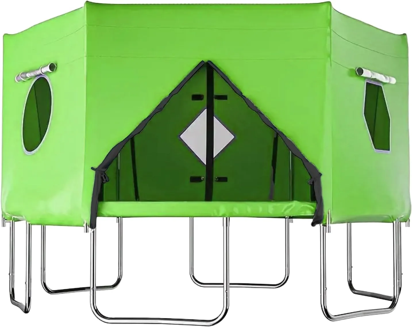 14FT/15FT Trampoline Tent for 6 Straight Pole Round Trampolines