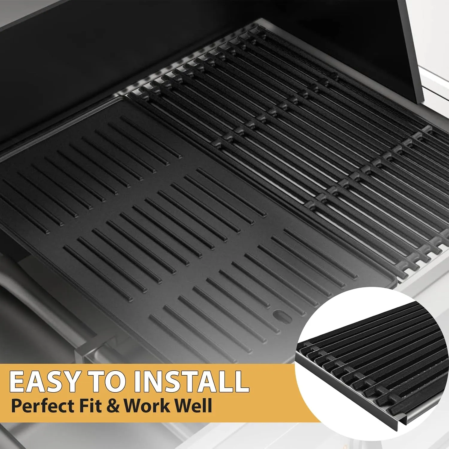 17'' Grill Grates Replacement for G541-0016-W2, G541-0016-W1 Charbroil Commercial TRU-Infrared Grill 463242715 463242716 466242715 463276016 463255020 463257520 463255721 G533-0009-W1 Parts Cast Iron