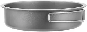 1PC Pure Titanium Frying Pan 900ML, Foldable And Portable Pot Suitable For Home Or Outdoor Camping
