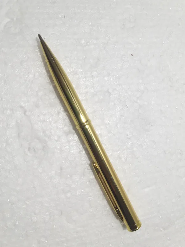 2 In 1 Self Defensive Tool Pen Knife In Gold Plated For Multipurpose Use (3094)