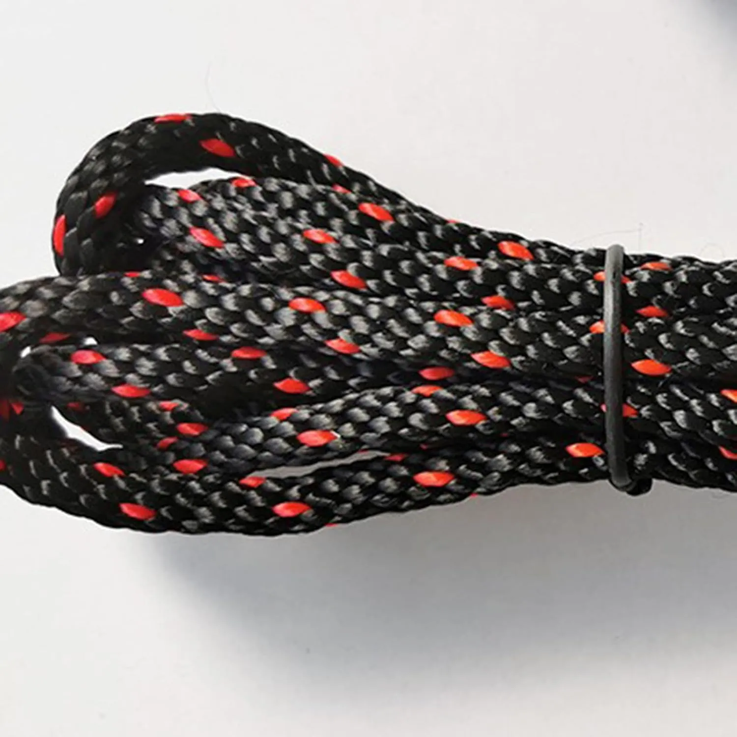 2 Pcs Camping/Tent Rope,Fix Camping Tents/Canopies Rope with Hooks, Adjustable Tackle Pulley for Outdoor (Large Size1/4(6MM), 5m/196.8inch)