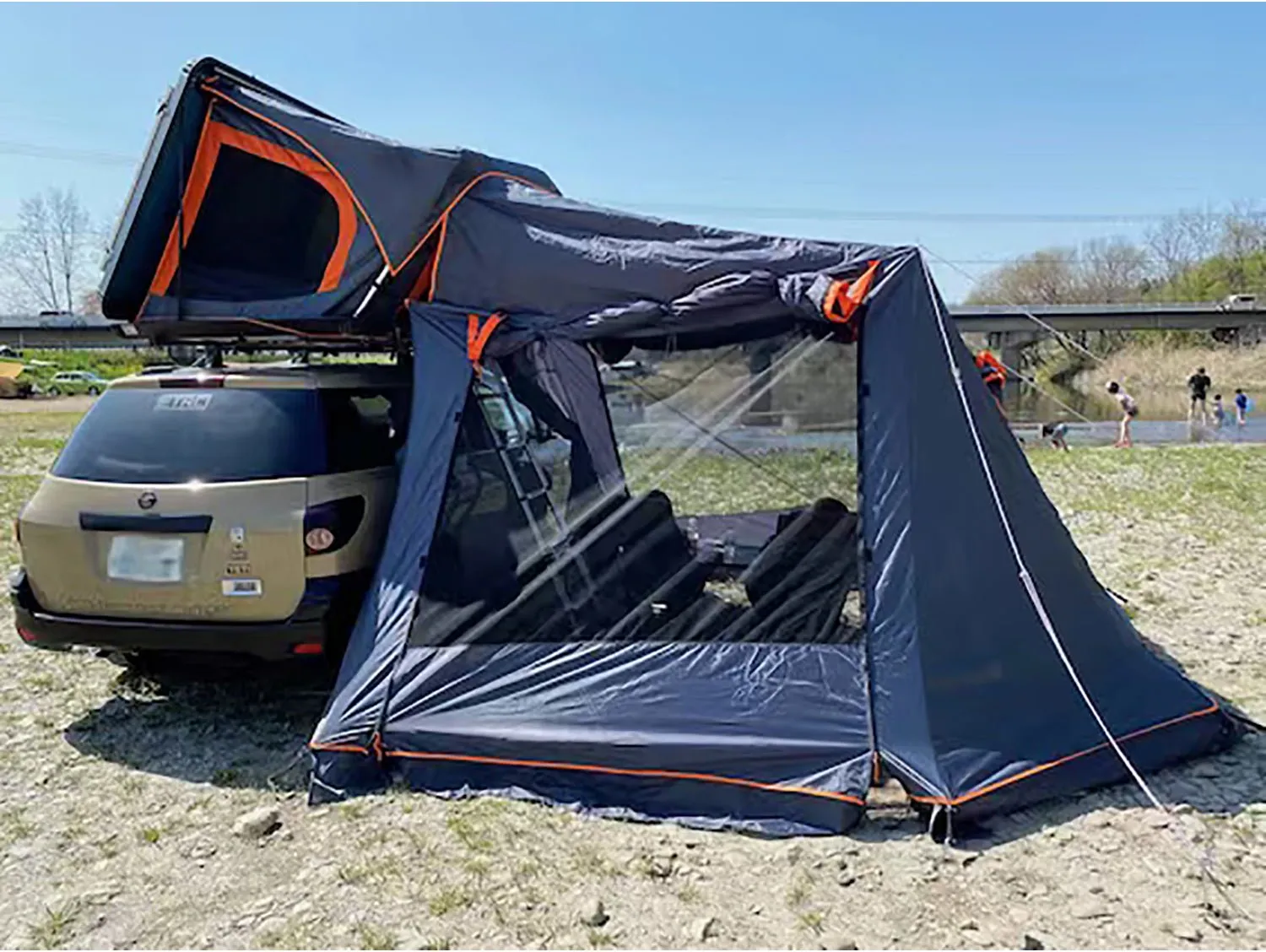2  People Aluminum Hard shell Car  Roof Top Tent  MOT-T800