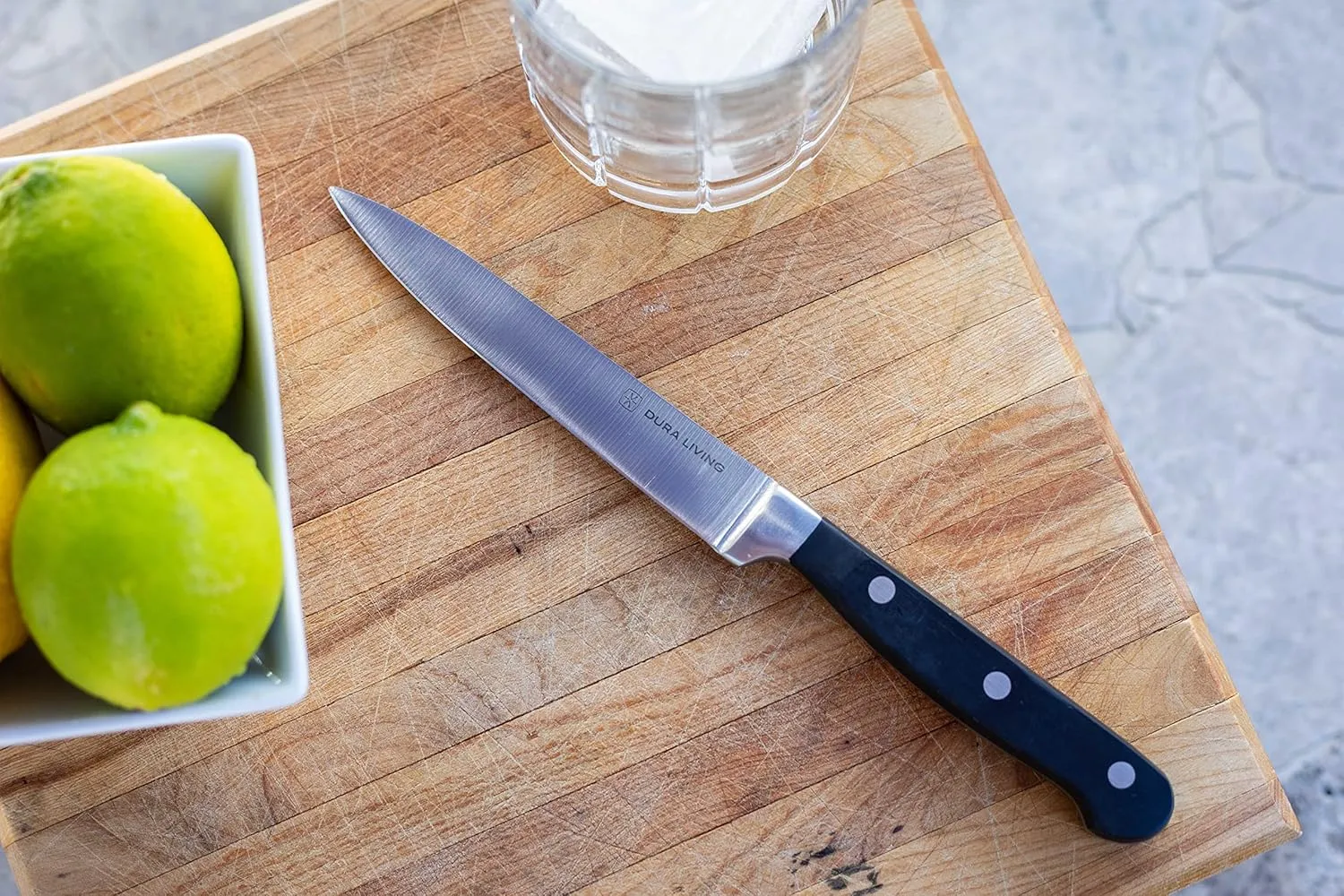 2-Piece Premium Kitchen Knife Set - Ultra-Sharp 5" Utility Knife & 3.5" Paring Knife, High Carbon Stainless Steel, Forged for Precision, Multipurpose Cooking Knives with Ergonomic Handles