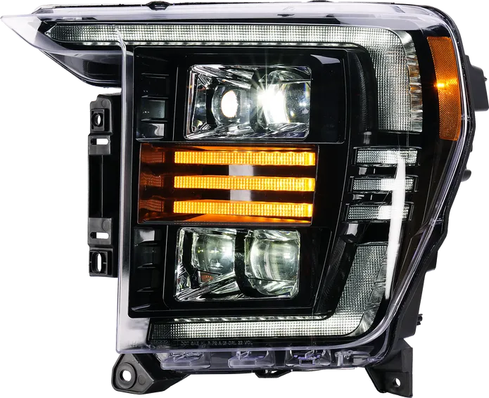 2021-2023 Ford F150 Headlights - (White DRL) Essential Series