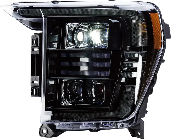 2021-2023 Ford F150 Headlights - (White DRL) Essential Series