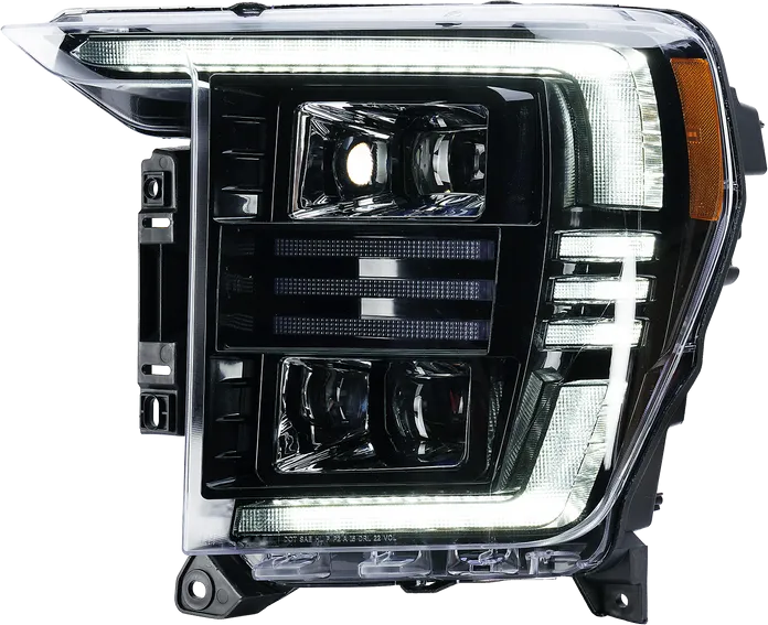 2021-2023 Ford F150 Headlights - (White DRL) Essential Series
