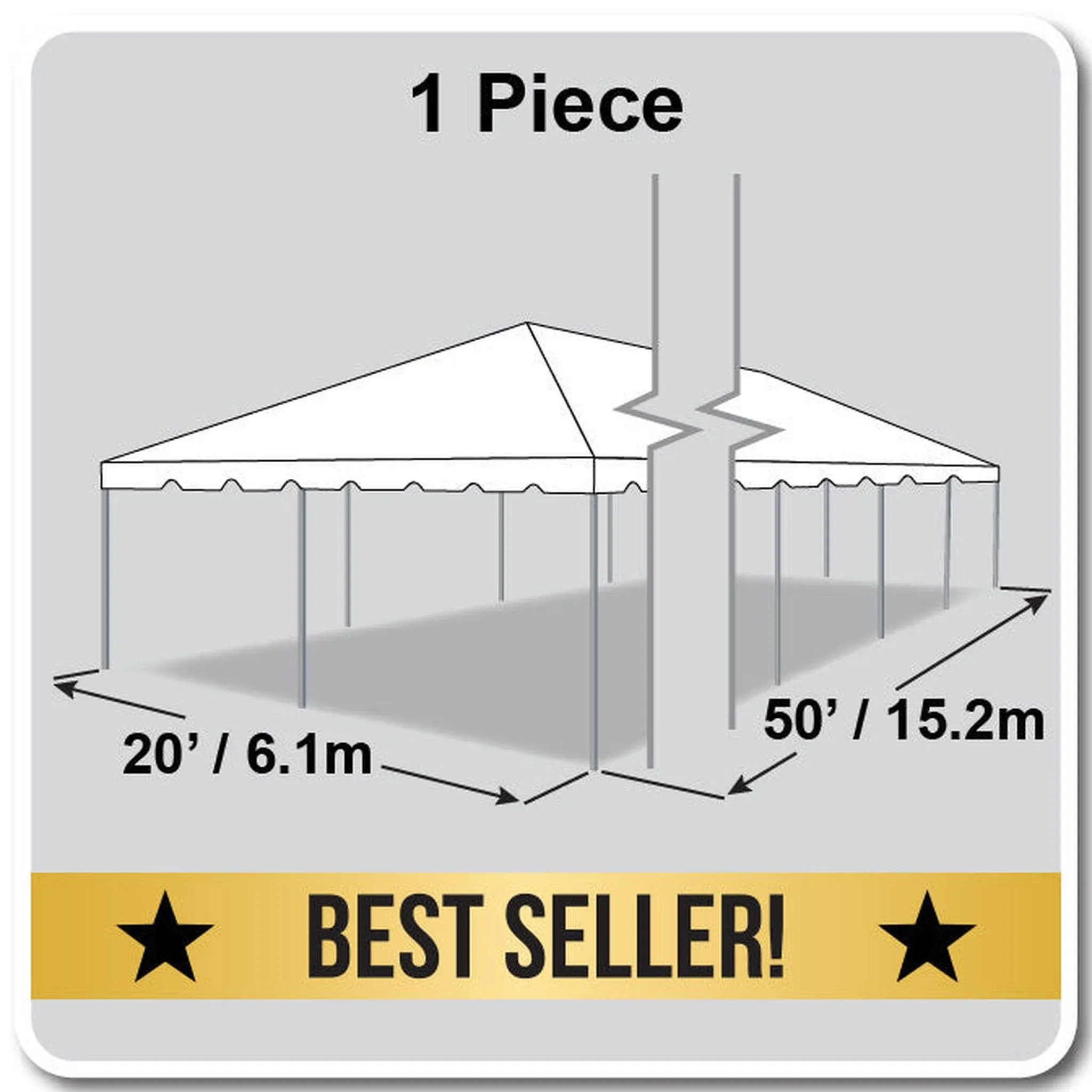 20x50 Classic Series Frame Tent