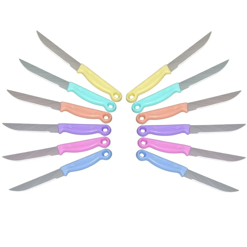 2551 Multipurpose Top Kitchen Knife for Home and Restaurant (12Pcs Set)