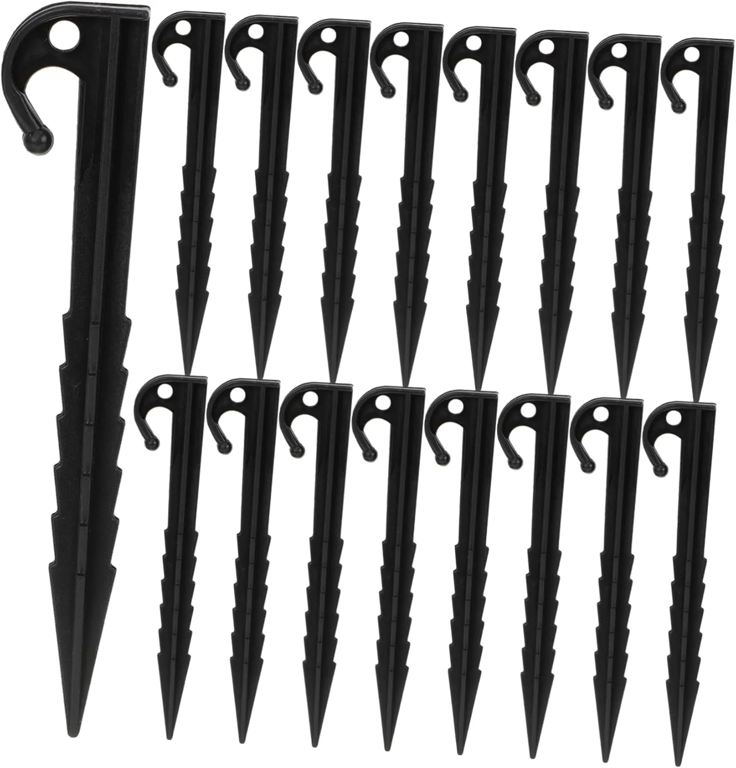 25Pcs Heavy Duty Tent Stakes Portable Ground Pegs for Inflatable Tents Durable Stakes with Hook Design for Easy Installation