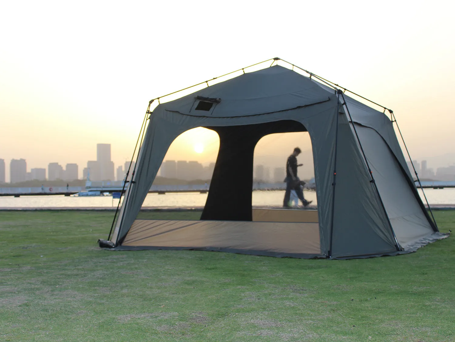 3.7*3.7M Quadrilateral tents, awnings, Infinitely extendable  MOT-M100
