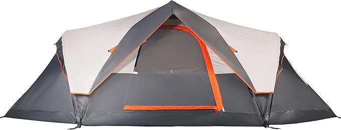 4-6 Person Tent/Instant for Camping Waterproof Family 60 Seconds/Easy Setup Cabin Tent with Top Rainfly, Double Layer, Large Mesh Windows & Mesh Roof,Dome Camping Tent-13.5' x 7'