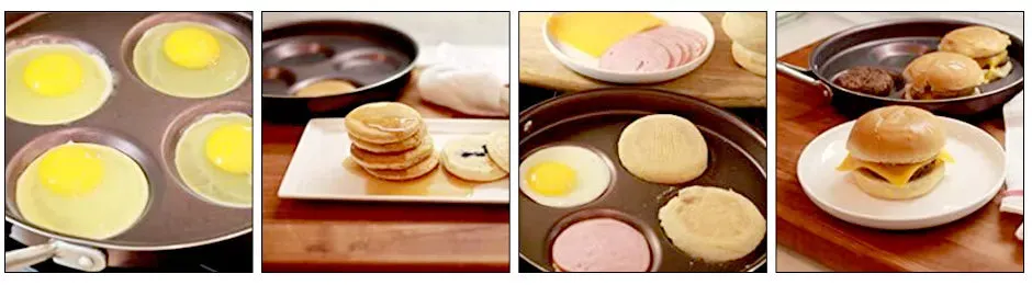 4/7 Hole Omelette Pan