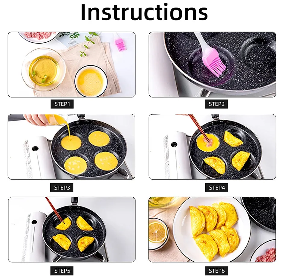 4/7 Hole Omelette Pan