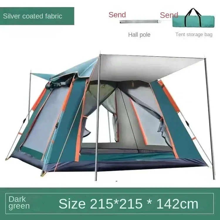 5-8 Person Outdoor Automatic Quick Open Tent Rainfly Waterproof Camping Tent