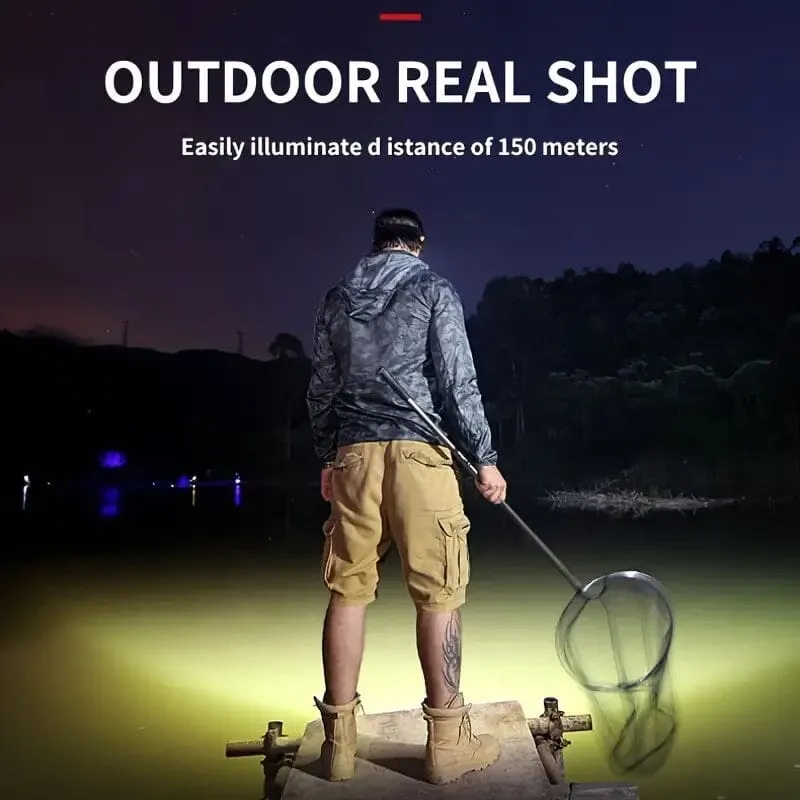5 LED Headlamp High Lumens Super Bright Outdoor Headlight