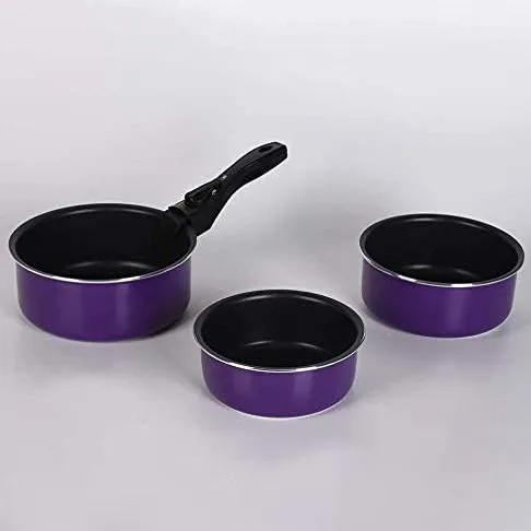 5-Piece: Chef's Star Nonstick Cooking Pot Set
