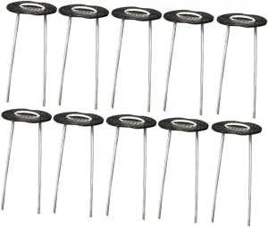 50 Pack U-Shaped Galvanized Ground Stakes for Tent Canopy Tarp Landscaping Garden