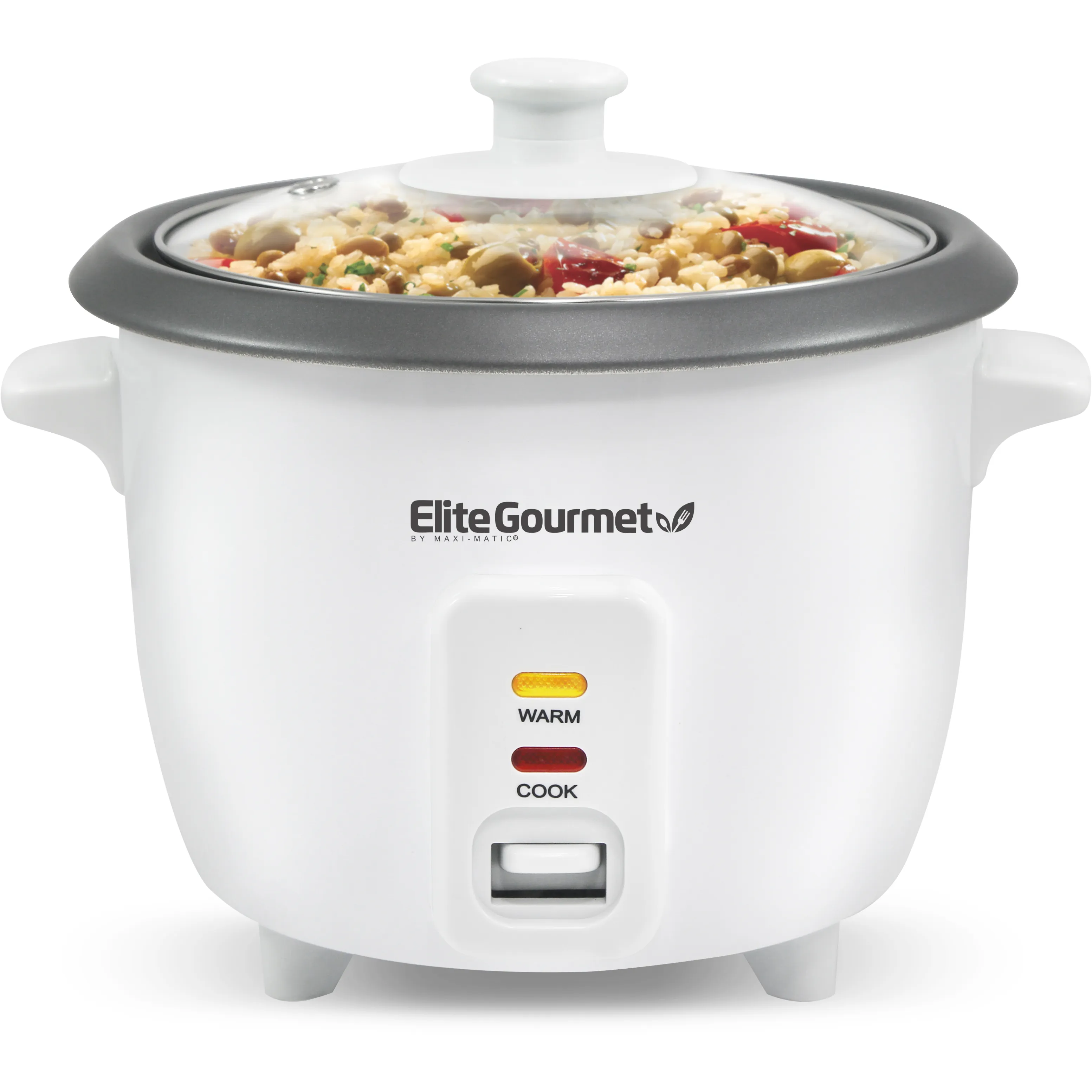 6-Cup Nonstick Rice Cooker with Steam Basket