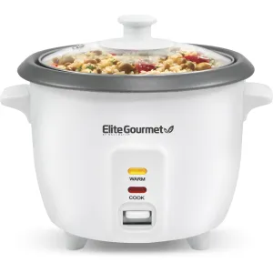6-Cup Nonstick Rice Cooker with Steam Basket