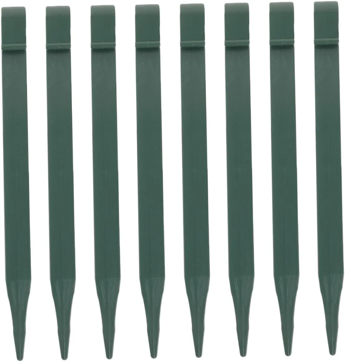 8pcs Landscape Stakes Plastic Garden Anchoring for Securing Ground Tarp and Artificial Grass for Camping and Outdoor Use