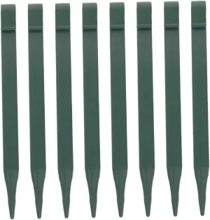 8pcs Landscape Stakes Plastic Garden Anchoring for Securing Ground Tarp and Artificial Grass for Camping and Outdoor Use