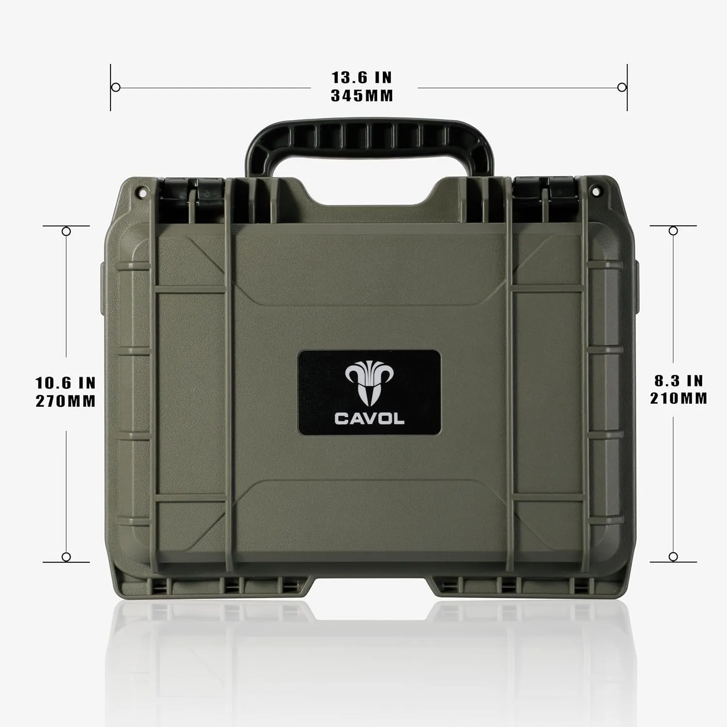 AC03 Sap Green Knife Case for 24 Folding Knives-IPX7 Waterproof Heavy Duty Pocket Knife Storage Hard Case Box Storage Organizer, Folding Knife Holder Collection Box