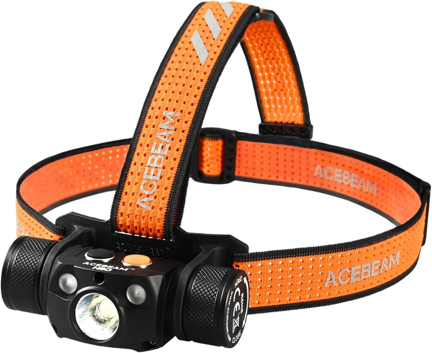 ACEBEAM H30 Brightest Headlamp Max 4000 High Lumens White Light   Red Light   Green Light, Head Lamp Outdoor Led Rechargeable, Best Head Lights for Camping Running Hiking
