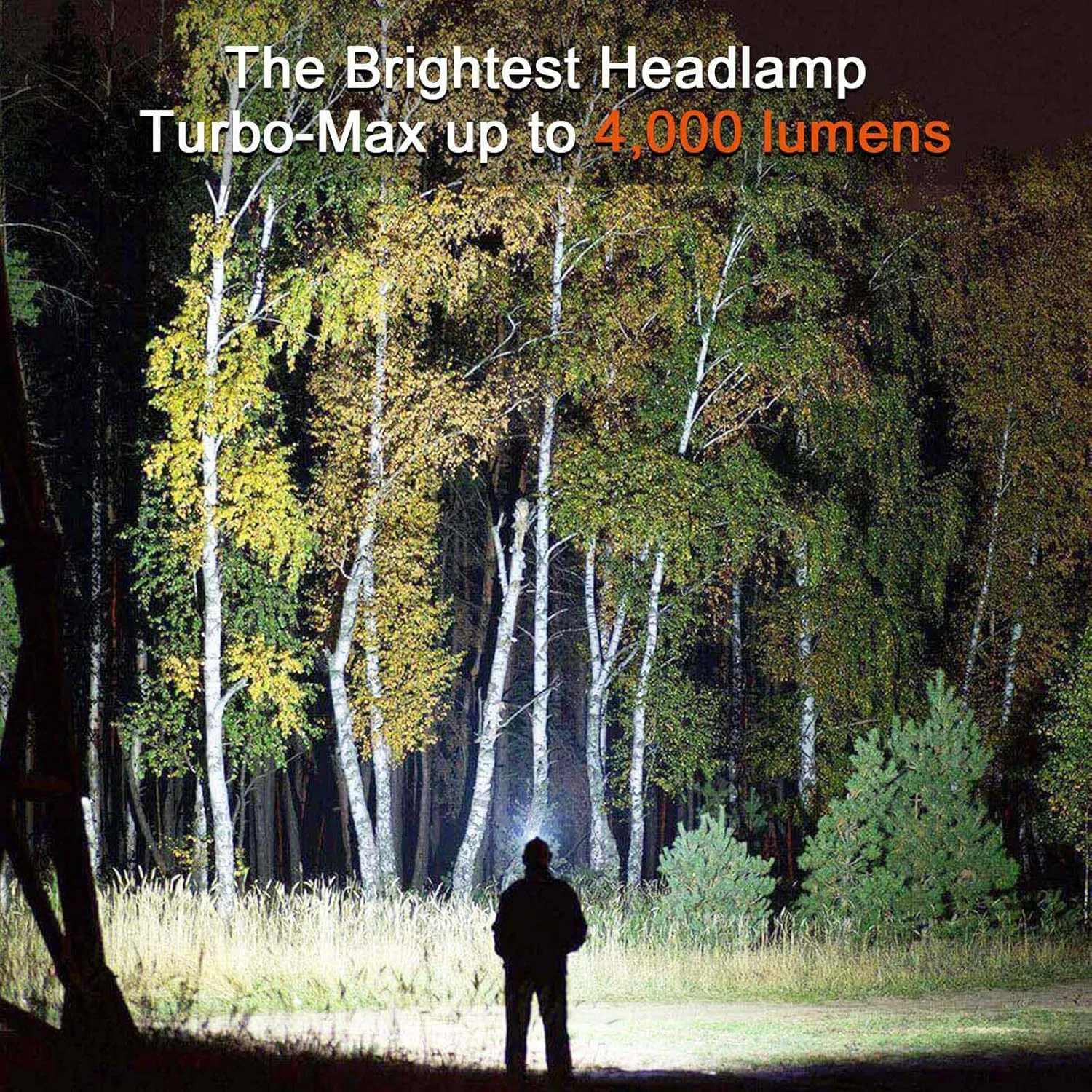 ACEBEAM H30 Brightest Headlamp Max 4000 High Lumens White Light   Red Light   Green Light, Head Lamp Outdoor Led Rechargeable, Best Head Lights for Camping Running Hiking