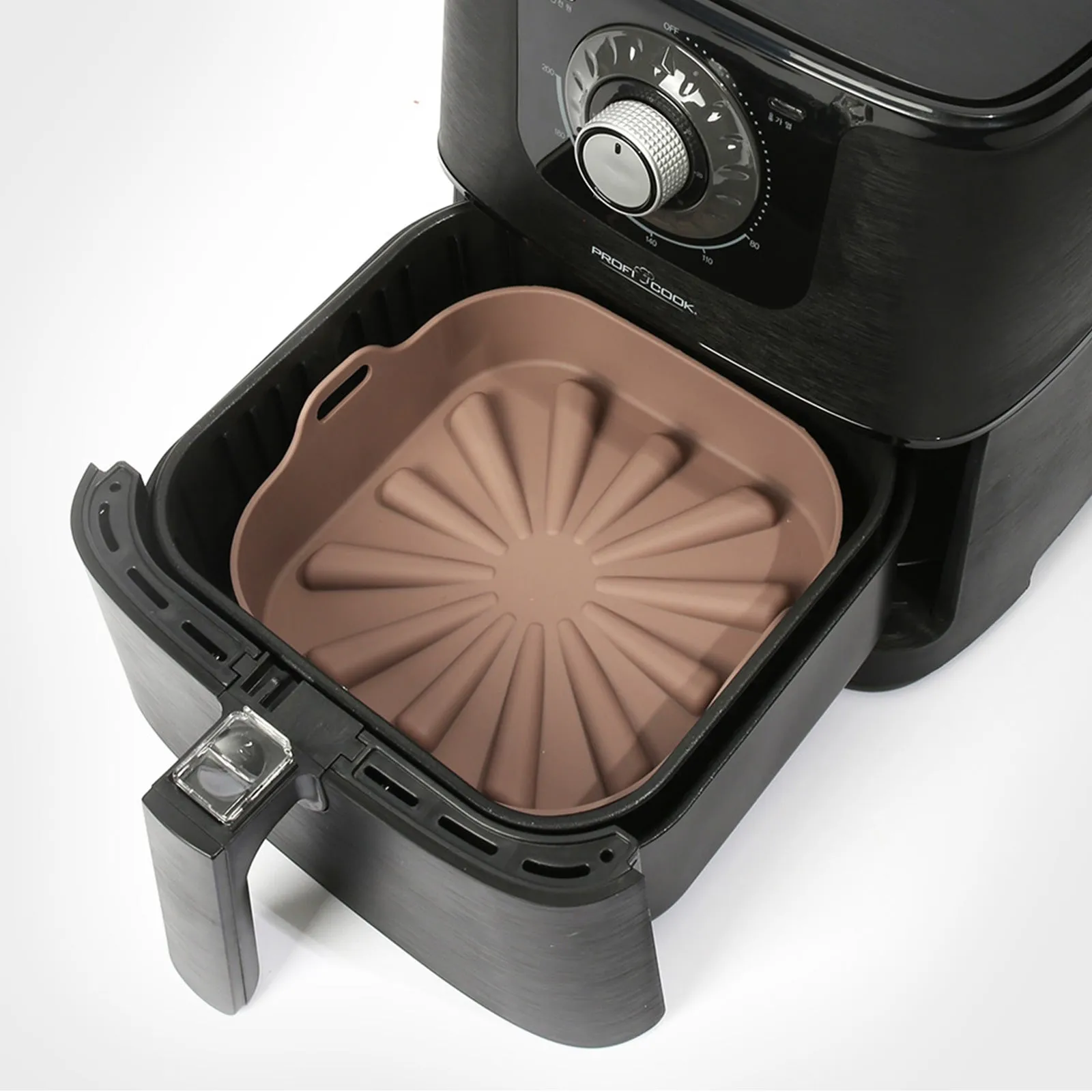 Airfryer Chocolate Square Nontoxic Silicone Problem-free return Reusable Tested Pot Nonstick
