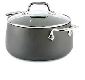All-Clad, E7854464, HA1, Hard Anodized Nonstick 4 Qt. Soup Pot