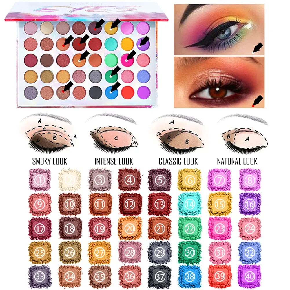All in One Makeup Gift Kit, Multipurpose Makeup Kit for Women Full Kit, Beauty Kit Include Lipstick Set Eye Shadow Eyebrow Pencil Makeup Tools Eye Makeup(34Pcs), 5T15P1810XG8