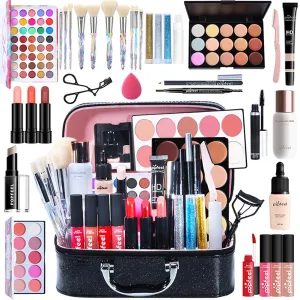 All in One Makeup Gift Kit, Multipurpose Makeup Kit for Women Full Kit, Beauty Kit Include Lipstick Set Eye Shadow Eyebrow Pencil Makeup Tools Eye Makeup(34Pcs), 5T15P1810XG8