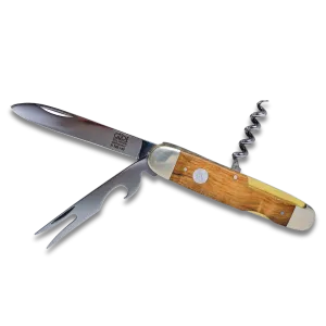 ALPHA OLIVE | Pocket Knife with pitch fork