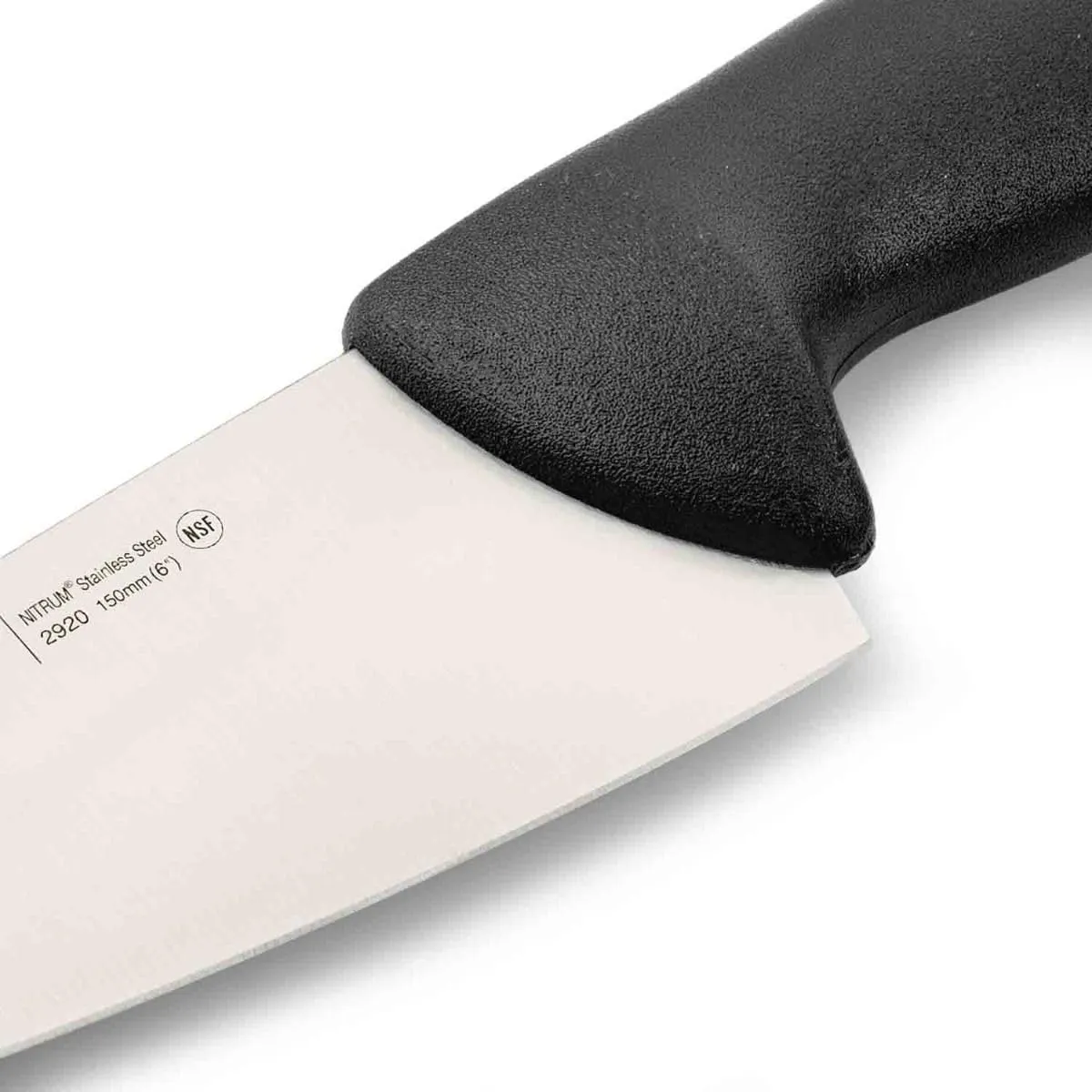 Arcos Chef Knife 6 Inch Nitrum Stainless Steel and 150 mm blade. Professional Multipurpose Cooking Knife. Ergonomic Polypropylene Handle. Series 2900. Color Black