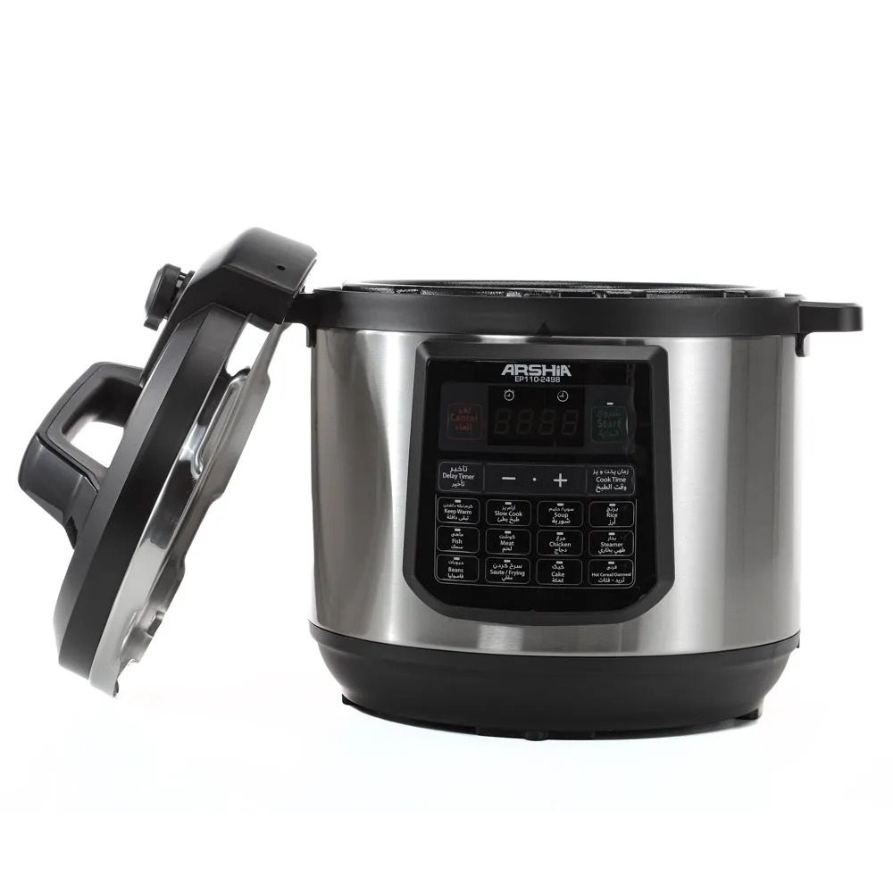 Arshia Digital Pressure Cooker 8 Liters 1200W