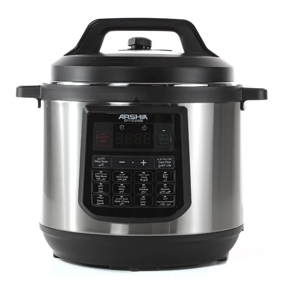 Arshia Digital Pressure Cooker 8 Liters 1200W