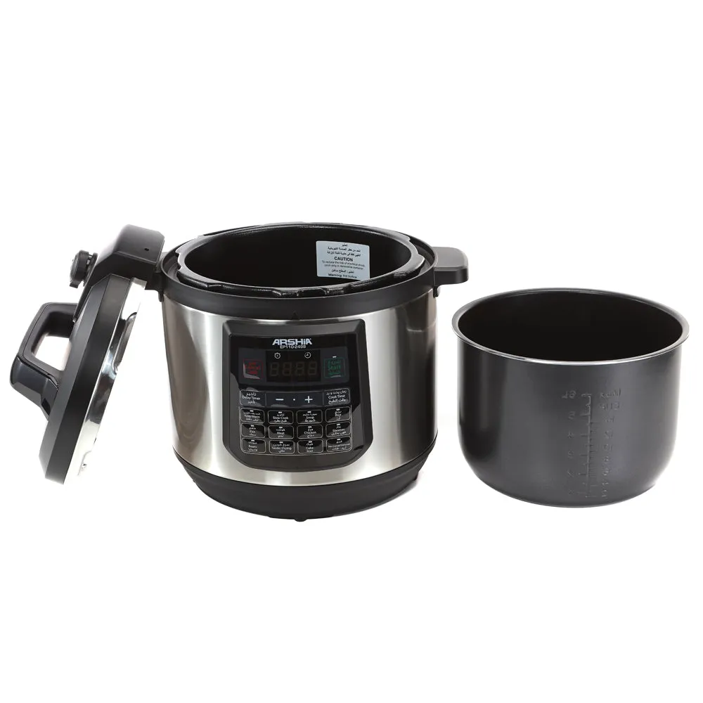 Arshia Digital Pressure Cooker 8 Liters 1200W