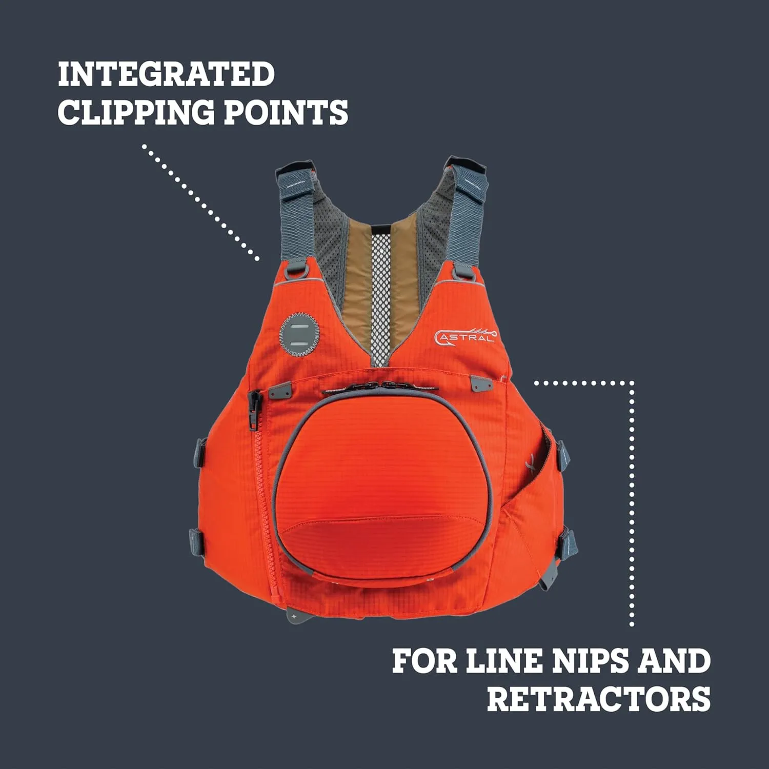 Astral, Sturgeon Life Jacket PFD for Kayak Fishing, Recreation and Touring
