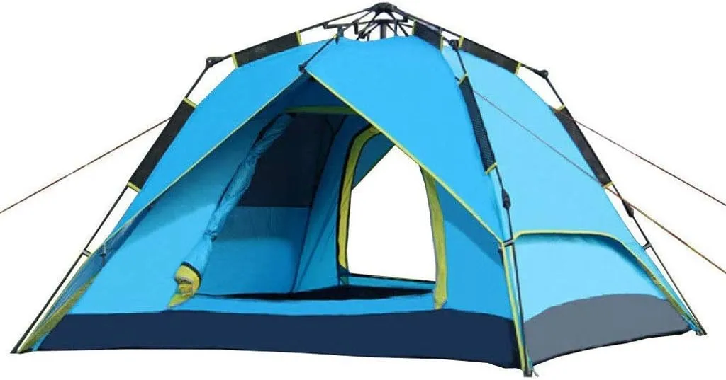 Automatic Camping Tent Pop-up Instant Waterproof 3-4 Person Sun Shelter Dome Couple Tent