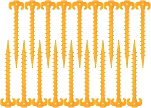 AYAMAYA 8/12/16 PCS Spiral Tent Stakes, 8 Inch Screw in Sand Stakes, Easy Installation Camping Ground Stakes, Tent Spikes with Storage Bag for Beach Garden Yard Canopy Tarp Rainfly Tent Accessories