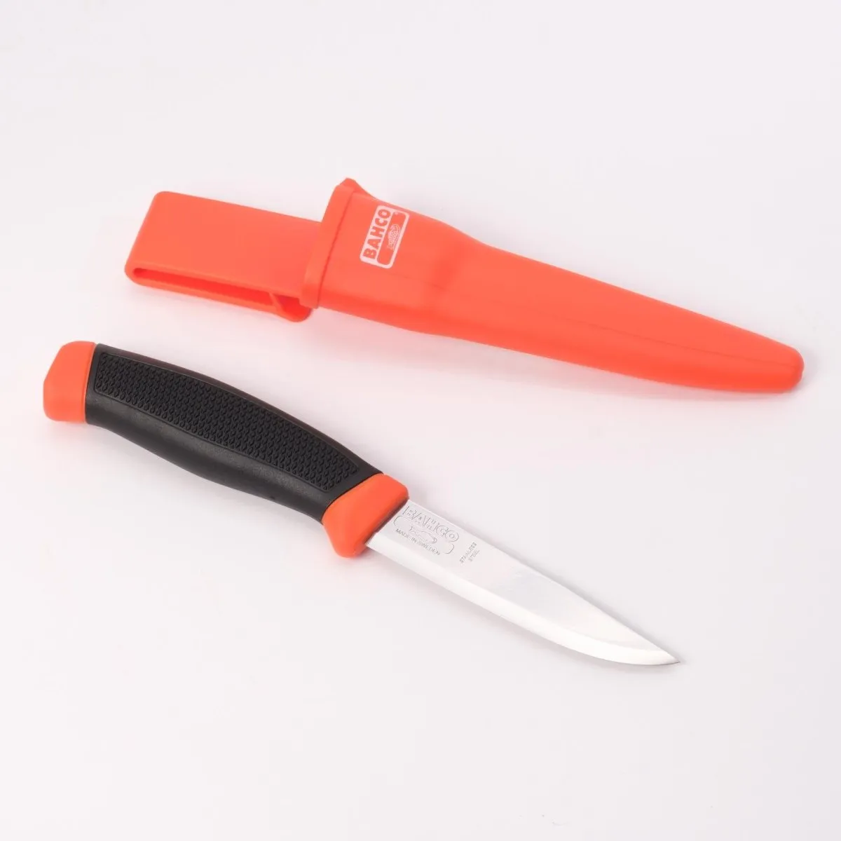 Bahco 2444 Mora Stainless Steel Knife and Sheath