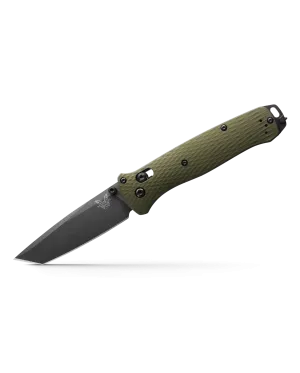 Benchmade 537GY-1 Bailout Woodland Green Aluminum Tanto Plain Folding Pocket Knife