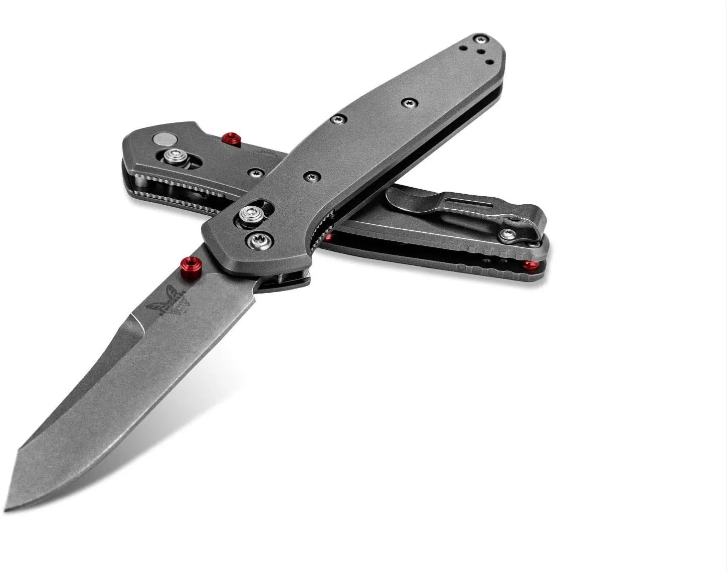 Benchmade 940-2001 Osborne AXIS Satin Finish Plain Edge CPM-S90V Reverse Tanto Blade/Titanium Handle Limited Edition Knife