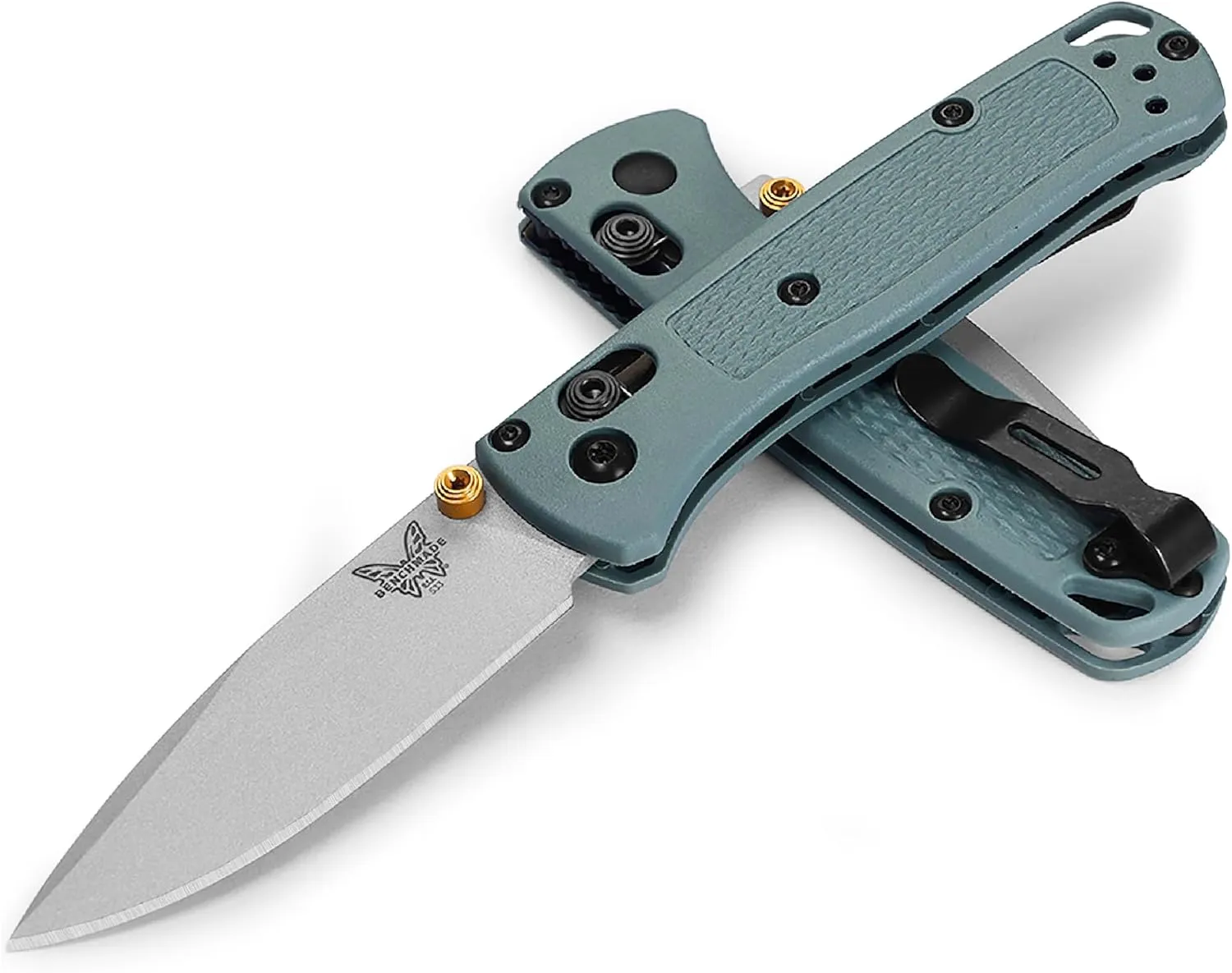 Benchmade - Mini Bugout 533 Folding Knife with Sage Green Grivory Handle (533SL-07)