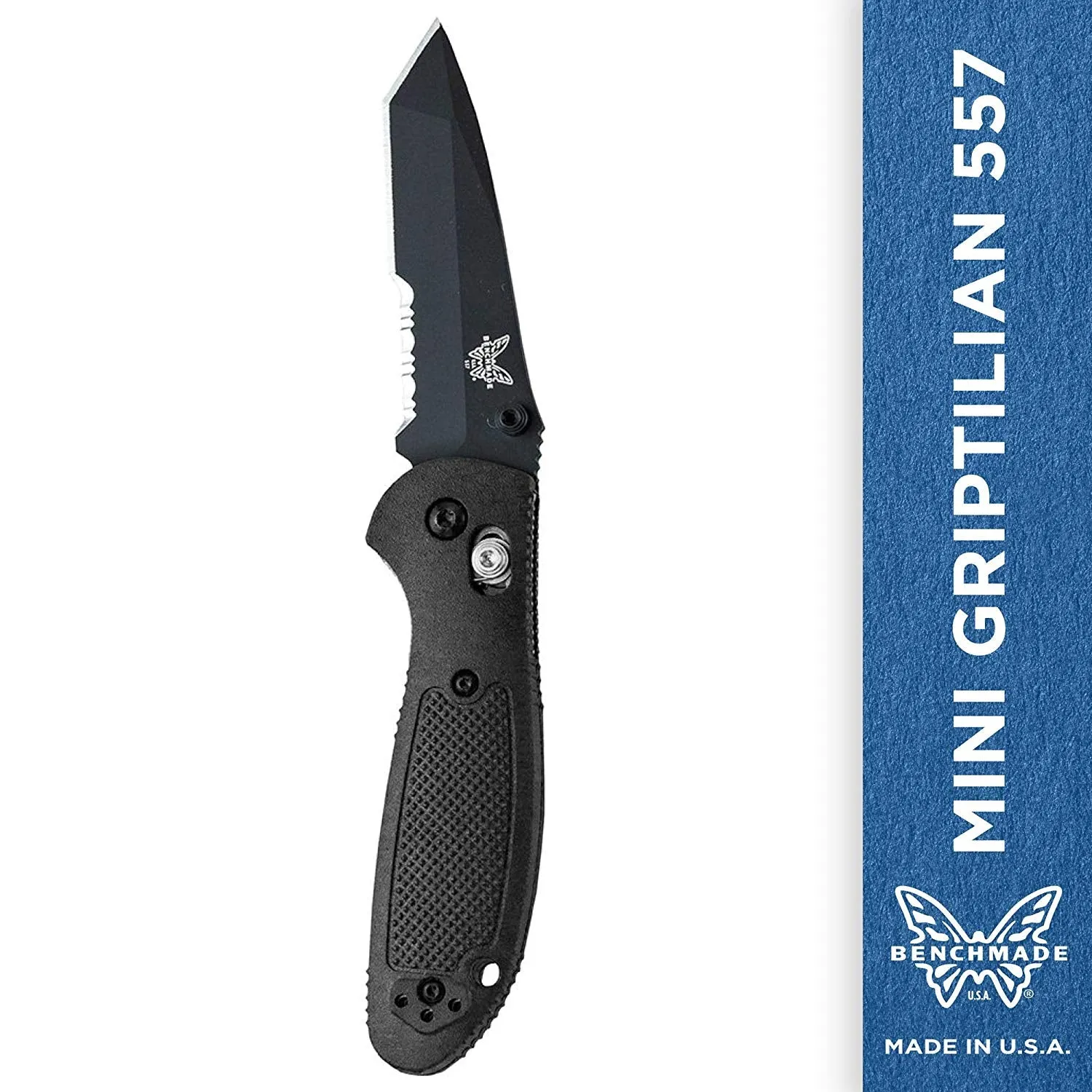 Benchmade PARDUE, MINI TANTO GRIPTILIAN, AXS Black or Olive 557SBK, 557SBKOD Knife