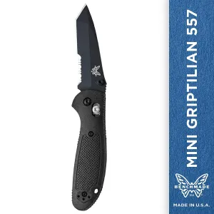 Benchmade PARDUE, MINI TANTO GRIPTILIAN, AXS Black or Olive 557SBK, 557SBKOD Knife
