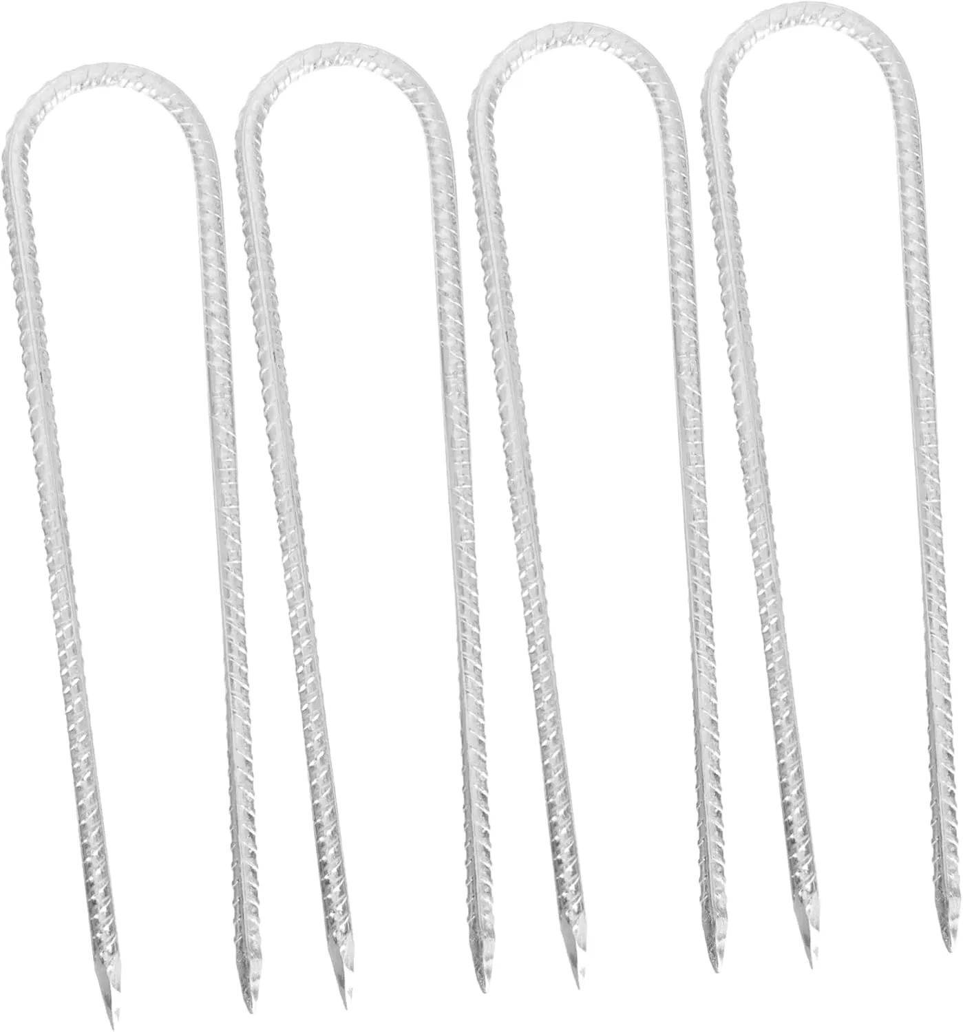 BESPORTBLE 4pcs U-Shaped Garden Stakes Trampoline Fixing Stake for Tarp Ground Hooks Canopy Tent Accessories